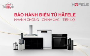 chính sách bảo hành bếp điện từ Hafele