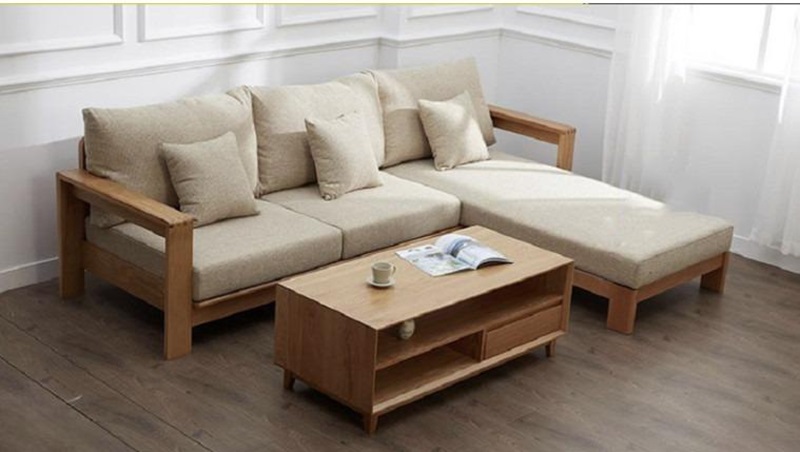 kích thước ghế sofa gỗ chữ l