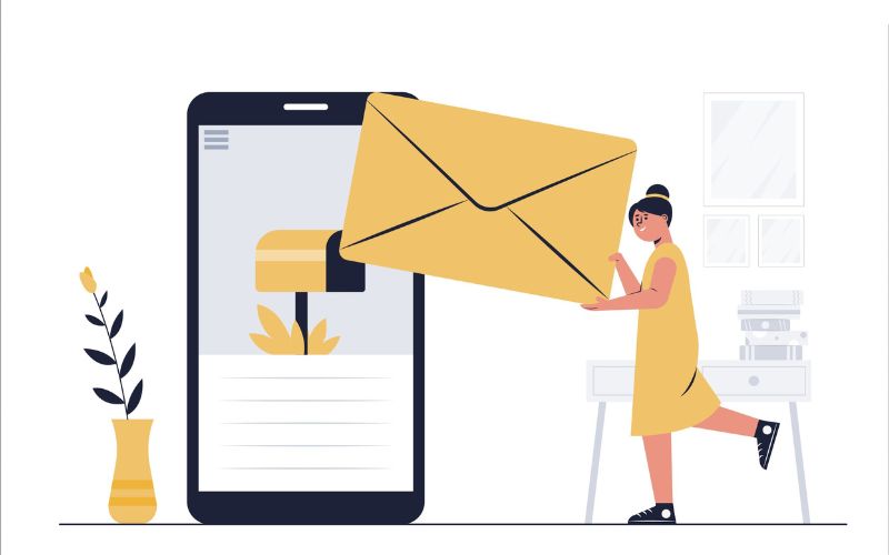 tính năng đăng ký nhận email