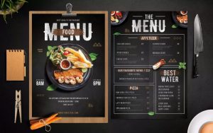 các lưu ý khi in menu