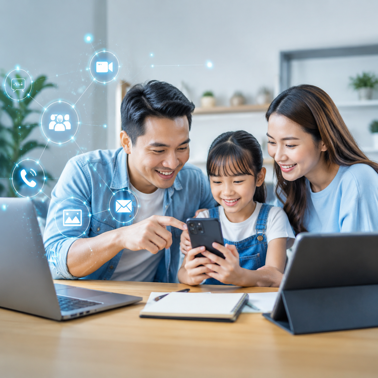 Tư Vấn Công Nghệ: Chọn Kênh Liên Lạc Gia Đình Gọn Gàng