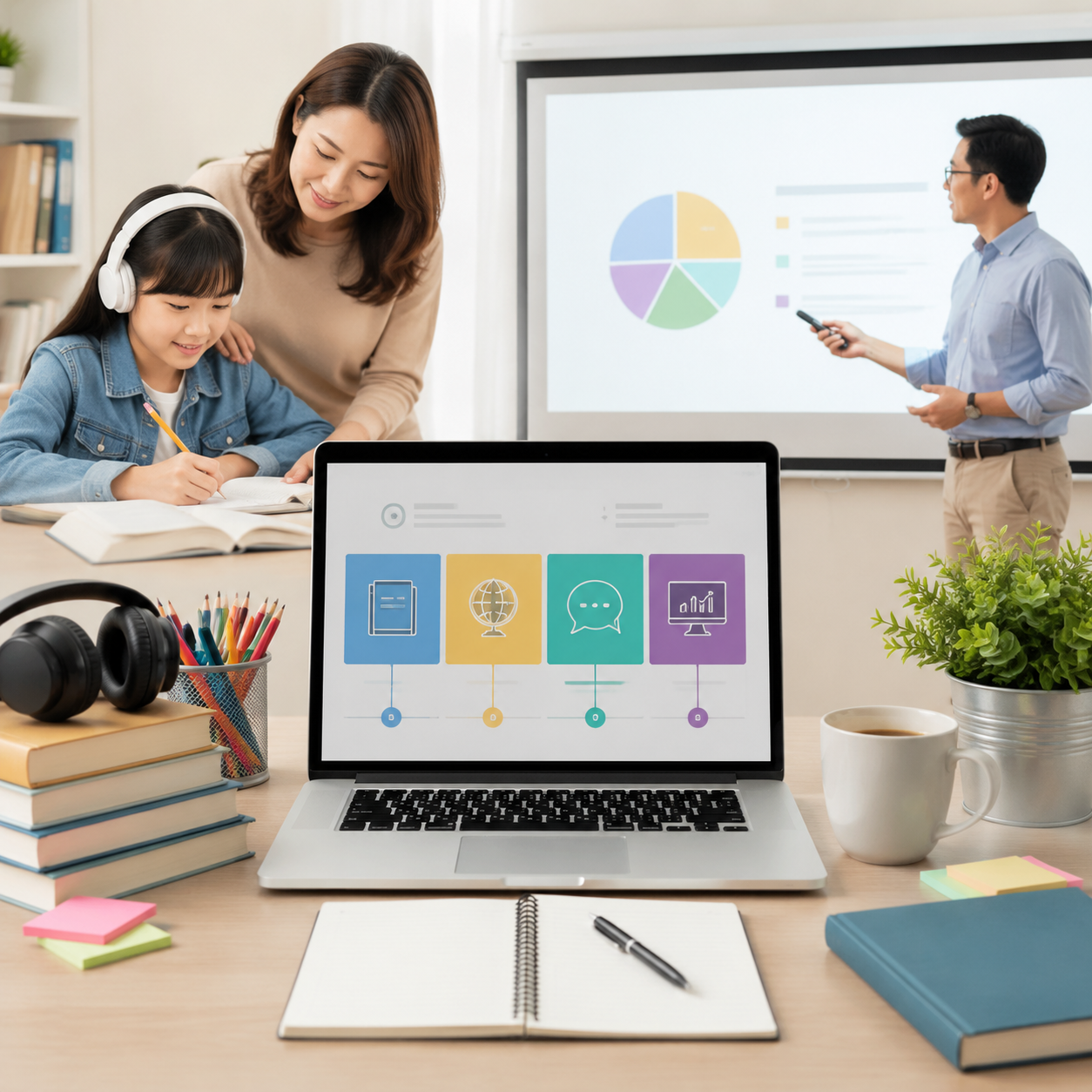 Hướng Dẫn Học Tập, Giáo Dục, Ngoại Ngữ, Trình Chiếu